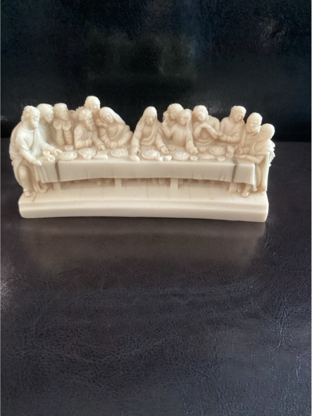 Vintage Last Supper Ivory Sculpture